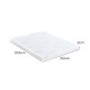 5cm Thickness Cool Gel Memory Foam Mattress Topper Bamboo Fabric – QUEEN, 5 cm