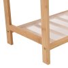 10 Tiers 80cm Wide Bamboo Shoe Rack Storage Wooden Organizer Shelf Stand