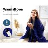 Bedding Electric Throw Blanket – Navy Blue
