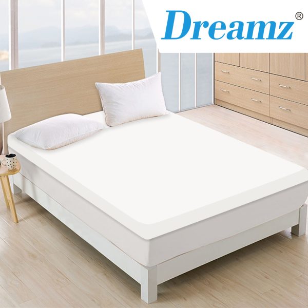 7cm Memory Foam Bed Mattress Topper Polyester Underlay Cover – DOUBLE