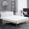 Mattress Protector Topper Polyester Cool Fitted Cover Waterproof – KING