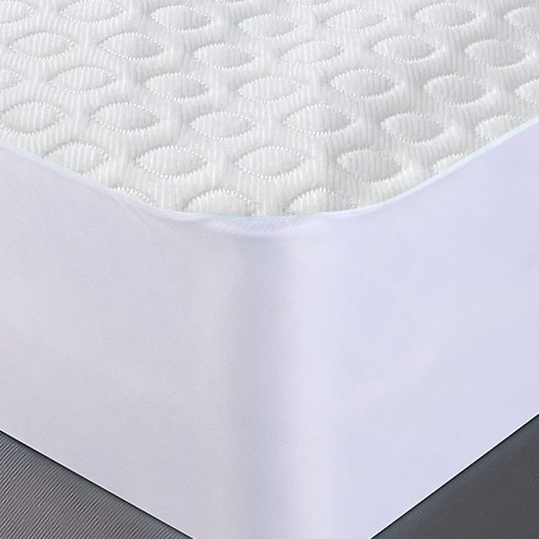 Mattress Protector Topper Polyester Cool Fitted Cover Waterproof – KING