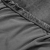 Sofa Cover Couch High Stretch Super Soft Plush Protector Slipcover – Black, 1 Seater
