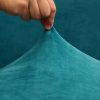 Sofa Cover Couch High Stretch Super Soft Plush Protector Slipcover – Green, 1 Seater