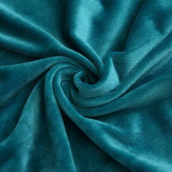 Sofa Cover Couch High Stretch Super Soft Plush Protector Slipcover – Green, 1 Seater