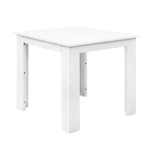 Wooden Outdoor Side Beach Table – White