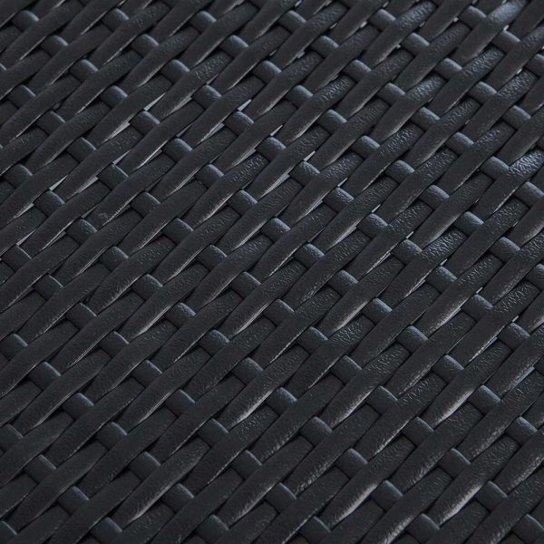 13 Piece Wicker Outdoor Dining Table Set – Black
