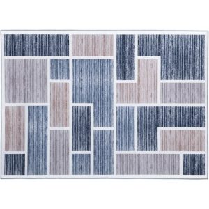 Floor Rugs Short Pile Area Rug Large Modern Carpet Soft Grey – 120×170 cm