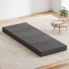 Bedding Foldable Mattress Folding Foam Single Grey