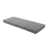 Bedding Foldable Mattress Folding Foam Single Grey