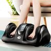 Foot Massager Shiatsu Massagers Electric Remote Roller Kneading Black