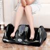 Foot Massager Shiatsu Massagers Electric Remote Roller Kneading Black