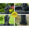 Solar Water Feature with LED Lights Angel 94cm