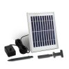 Solar Water Feature with LED Lights 3-Tier Bowls 60cm