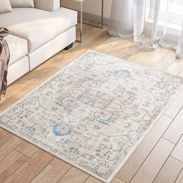 Floor Rug Area Rug Large Mat Carpet Short Pile Modern Mat 160X120cm