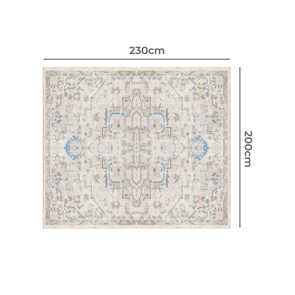 Floor Rug Area Rug Large Mat Carpet Short Pile Modern Mat 200X230cm