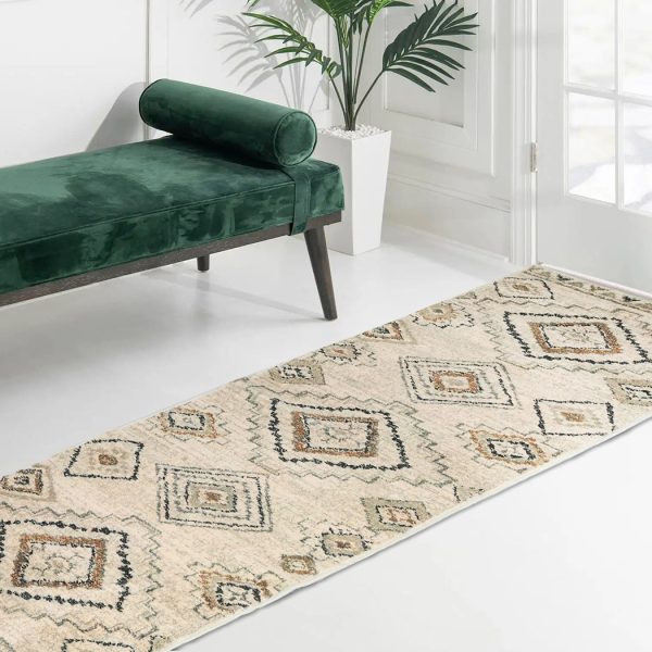 Floor Rug Hallway Runner Washable Soft Plush Carpet Non Slip 180X60cm