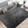 Floor Rugs  Area Rug Fluffy Faux Rabbit Fur Shaggy Carpet Mat 140X200CM