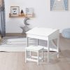 2PCS Kids Table and Chairs Set Activity Children Playing Toys Study Desk