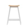 2x Bar Stools Wooden Chairs Oak