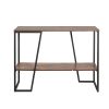 Console Table 106CM 2-tier Walnut Cora