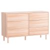 6 Chest of Drawers Cabinet Dresser Table Tallboy Storage Bedroom Pine
