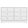 6 Chest of Drawers – LEIF White
