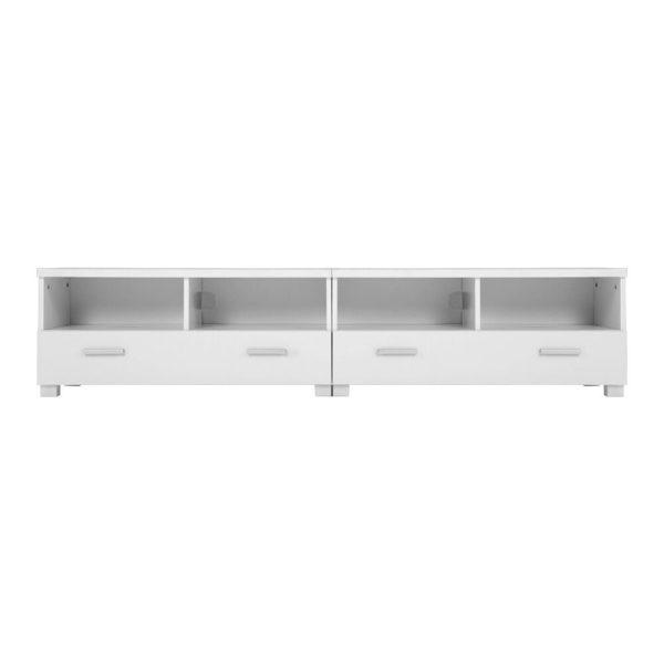 TV Stand Entertainment Unit with Drawers – White