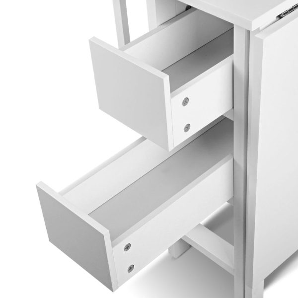 Dining Table Rectangular Extendable White