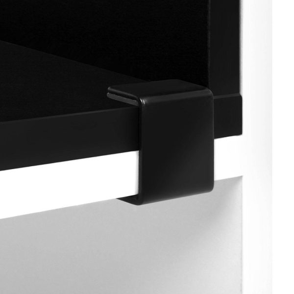 Bookshelf L Shape DIY – Black