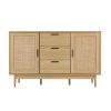 Rattan Buffet Sideboard – BRIONY Oak