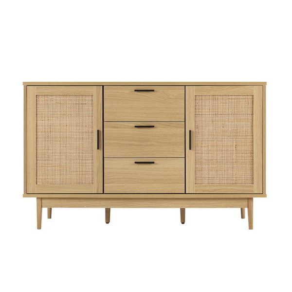 Rattan Buffet Sideboard – BRIONY Oak