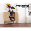 Rattan Buffet Sideboard 2 Doors – BRIONY Oak