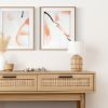 Console Table 2 Rattan Drawers