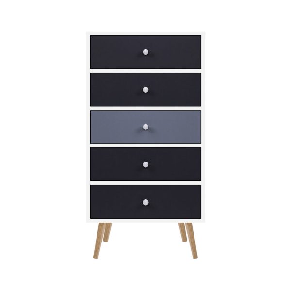 5 Chest of Drawers – BONDS White
