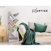 Display Shelf Tree Bookshelf Book Storage Rack Bookcase – White, 7 Shelf