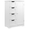 Bathroom Cabinet Storage Drawers White