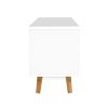 Wooden Entertainment Unit – White & Wood