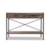 Console Table 2 Drawers Walnut Marconi