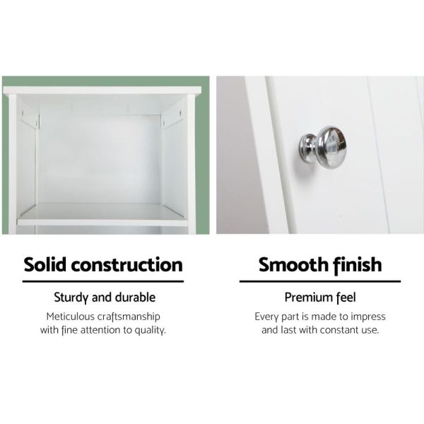 Bathroom Cabinet Storage 160cm White