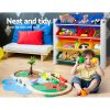 Kids Toy Box 12 Bins Bookshelf Organiser Children Storage Rack