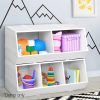 Kids Toy Box Bookshelf Storage Bookcase Organiser Display Stackable