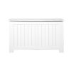 Kids Toy Box Chest Storage Blanket Children Clothes Room Organiser White