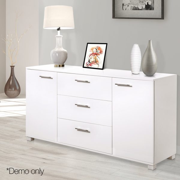 Buffet Sideboard High Gloss – White