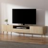 Entertainment Unit Stand TV Cabinet Storage Drawer Cabinets 200CM