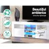 Entertainment Unit TV Cabinet LED 145cm White Angus