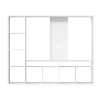 Entertainment Center Unit TV Stand TV Cabinet Open Shelves 183CM White