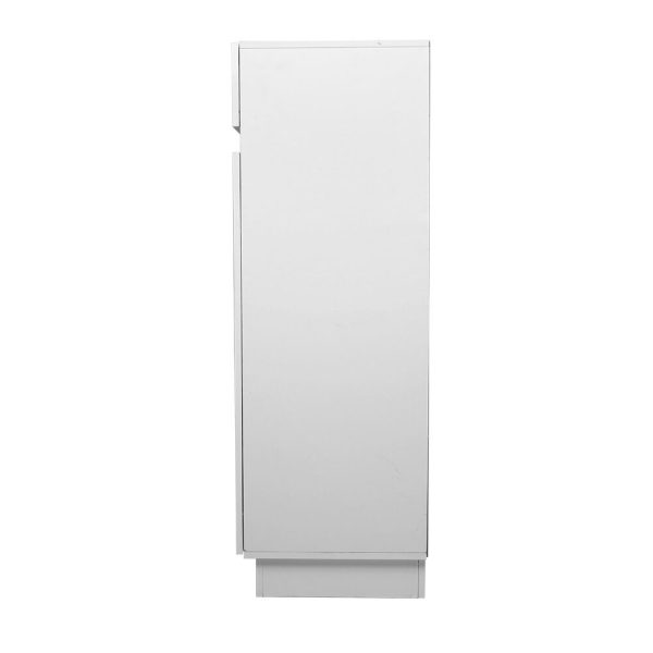 120cm Shoe Cabinet Shoes Storage Rack High Gloss Cupboard Drawers – White