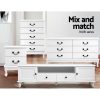 TV Cabinet Entertainment Unit 160cm White Kubi