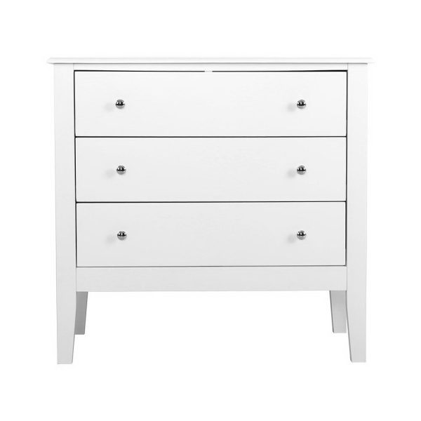 3 Chest of Drawers – BRITTANY White